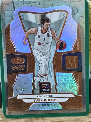 Panini Crown Royale EuroLeague Hand Crafted κάρτα Luka Doncic 87/99