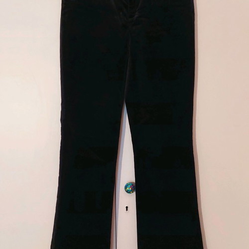 Banana Republic black velvet pants new, size M
