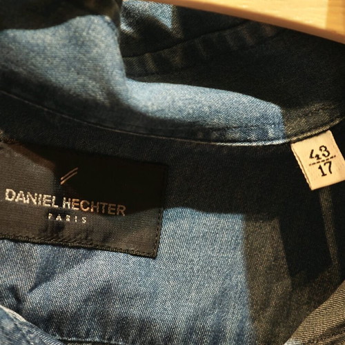 Daniel Hechter Paris men's shirt blue XXL like new, 100% cotton