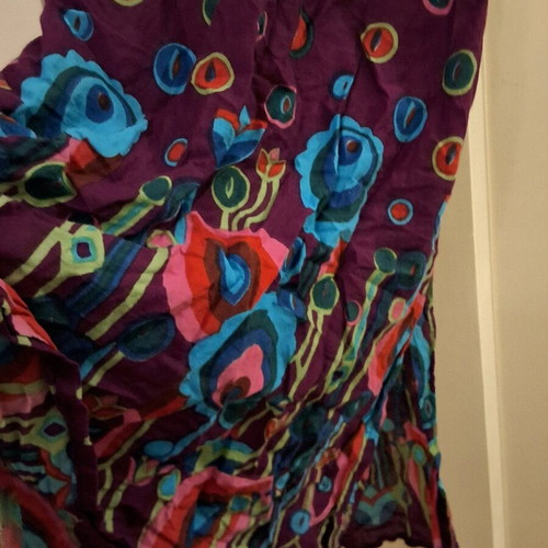 Summer dress Palme like new, purple with patterns