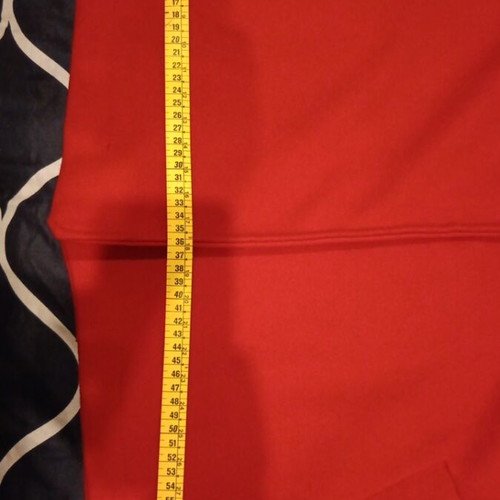 Women's coat like new, bright red, size XL