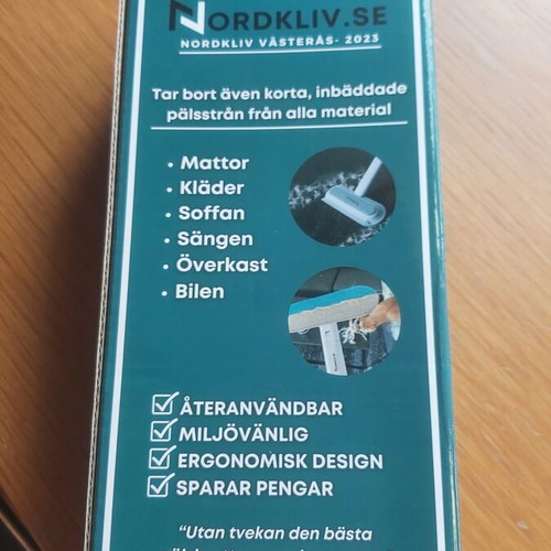 Nordkliv 4-in-1 Pet Hair Remover new for sofas, clothes & cars