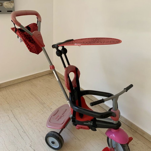 SmarTrike tricycle bike used, red