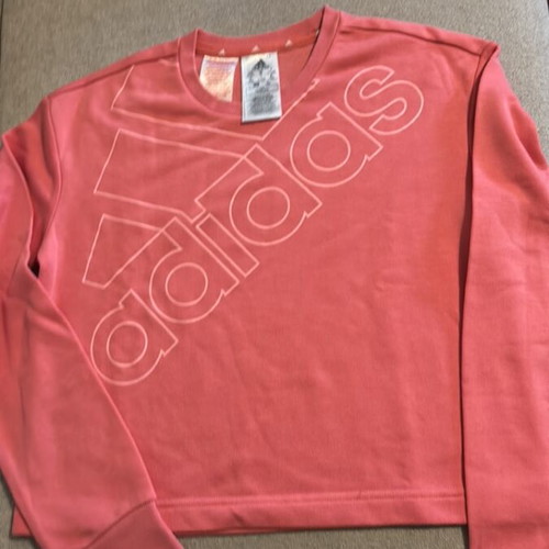Adidas pink sweatshirt for girl 11-12 years like new