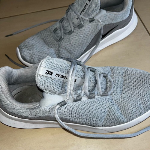 Nike shoes like new, athletic, gray, size 44