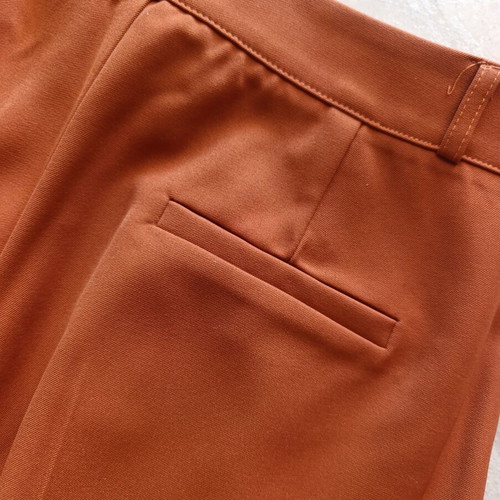 Trousers size XL new, brown and orange