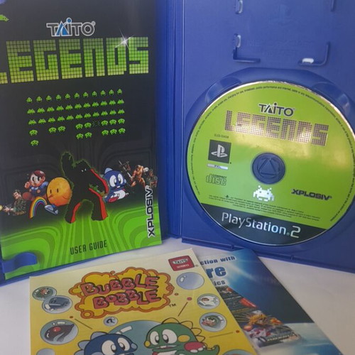 Taito Legends PS2 like new, English edition with manual and art card