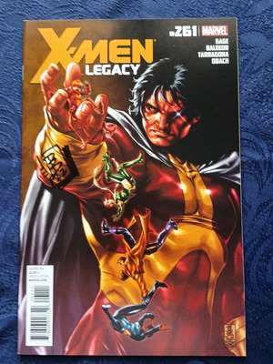 X-men Legacy #261 like new with signature by artist David Baldeon