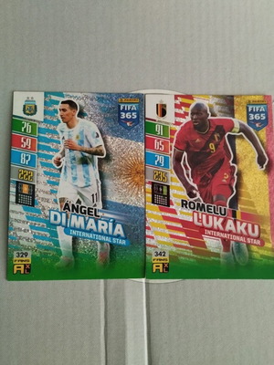 Panini FIFA cards like new, set of 2