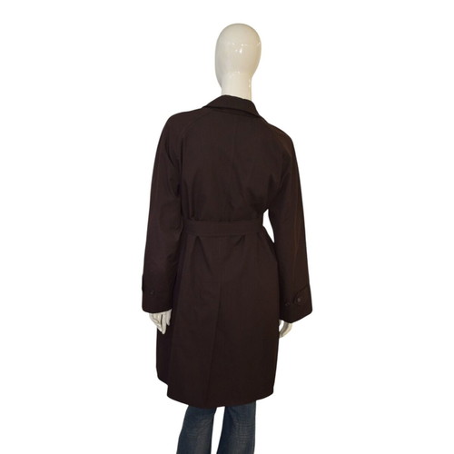 Burberry London brown trench coat with belt & removable wool Nova Check lining