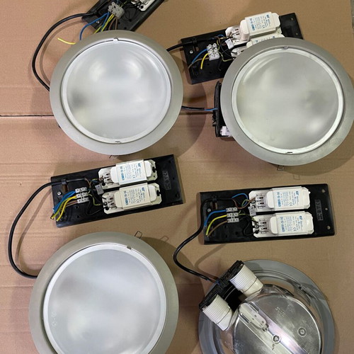 Recessed ceiling lights for drywall used, pack of 4 pieces