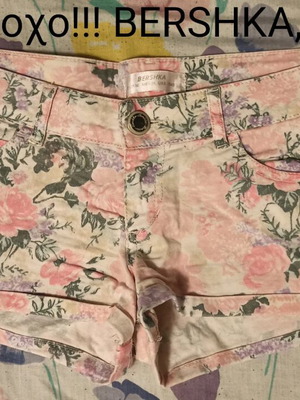Σορτς Bershka M/L ροζ, σαν καινούργιο