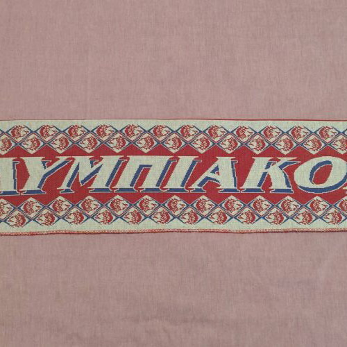 Olympiakos scarf used, authentic, 1995