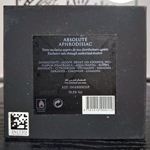 Initio Parfums Privés Absolute Aphrodisiac Eau De Parfum 90ml like new