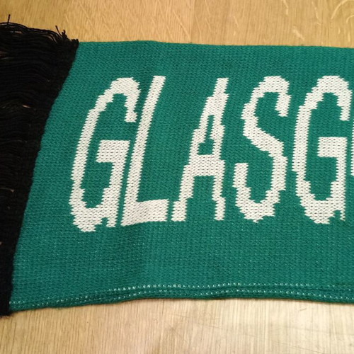 Celtic scarf double sided new, 90s
