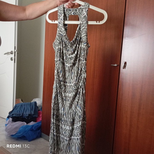 Dress with Open Back like new, gray, size M