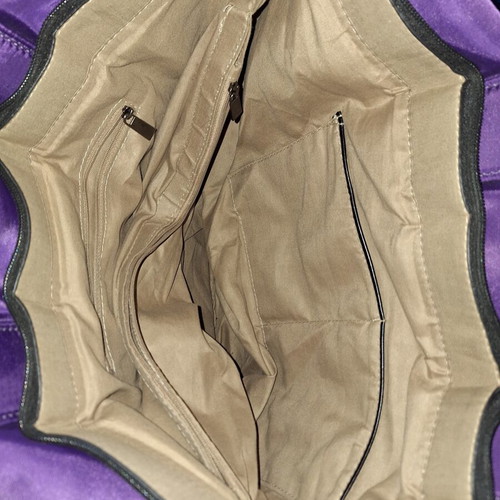 Paolo bag shoulder bag like new, purple and black, waterproof fabric