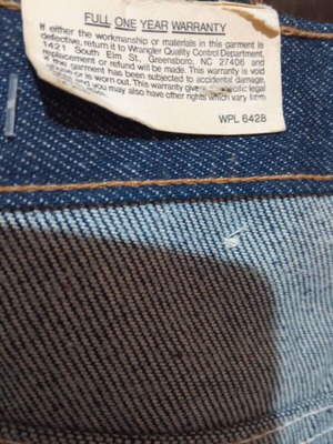 Wrangler Vintage men's dark blue jeans American Hero U-Fit Comfort W34 L30