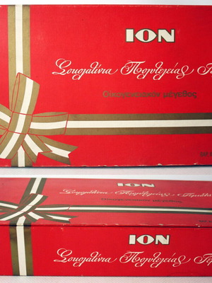Ion luxury chocolate box like new, old empty