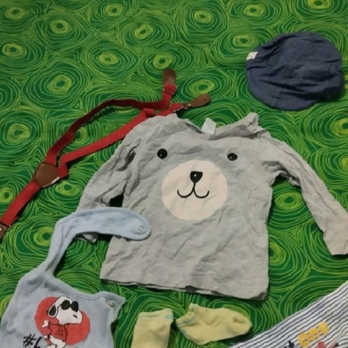 Baby boys' clothes new, pack of 31 pieces 6 months to 2 years