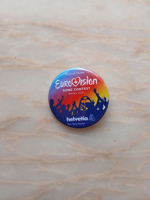 Eurovision 2025 badge new from Basel