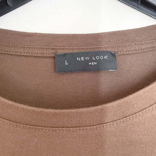 New Look Oversized T-shirt Dark Brown Large like new