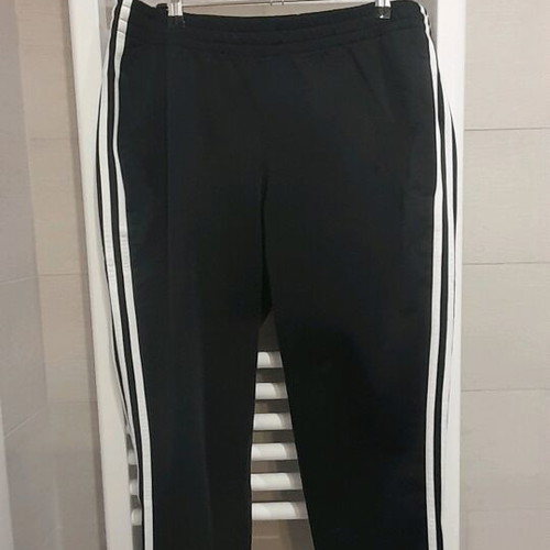 Adidas women's tracksuit new, black with white stripes, size M