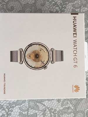 Huawei Watch GT 6 women's smart watch new, gold with Milanese strap