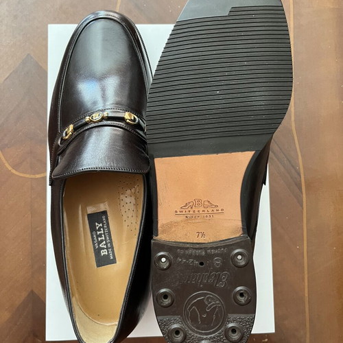 Bally shoes new, brown, made in Switzerland, size 41.5