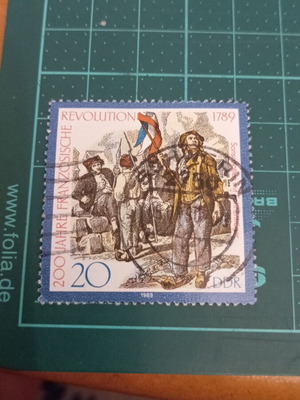 Germany DDR Stamp 1989 200th Anniversary of French Revolution like new