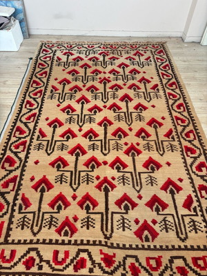 Old woven kilim rug like new, 200x300 cm