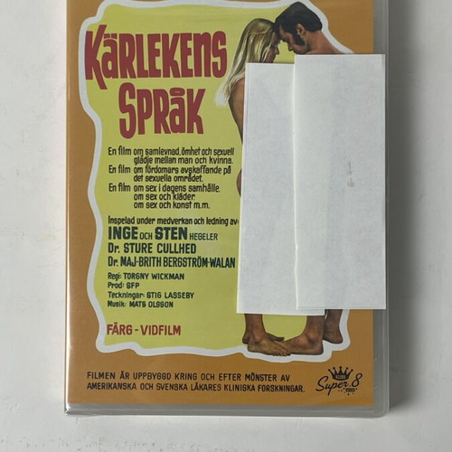 Kärlekens Språk The Language of Love DVD sealed collector edition