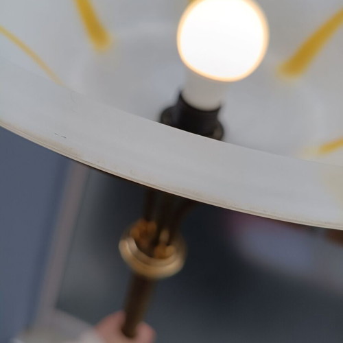 Floor lamp used, Italian vintage with dimmer, 1.86m height