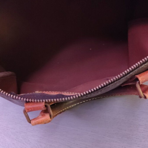 Louis Vuitton Speedy 30 handbag used, brown, zipper replaced, slight discoloration