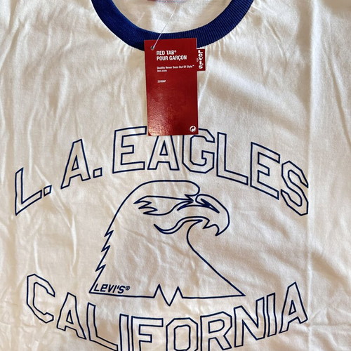 Levi's men's white cotton t-shirt new, size S
