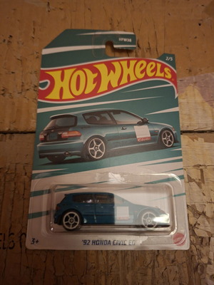 Hot Wheels '92 Honda Civic Eg toy car, new condition