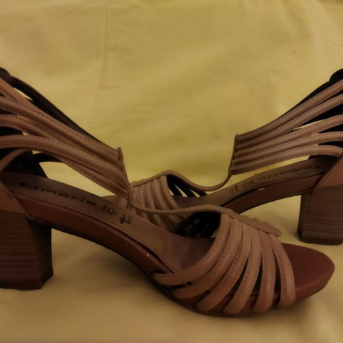 Anatomic Tamaris sandals like new, beige brown, sizes 37.5-38.5