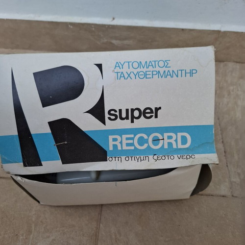 Super Record Automatic Water Heater new