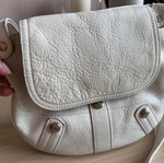 Longchamp leather white bag used