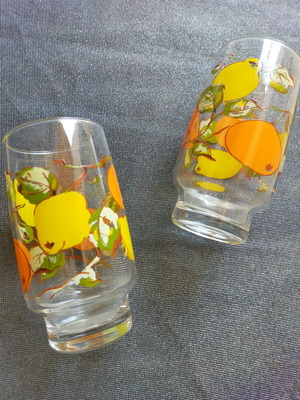 Glasses used, set of two pieces