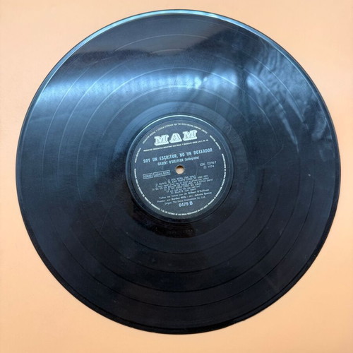 Gilbert O'Sullivan Soy Un Escritor, No Un Boxeador vinyl used