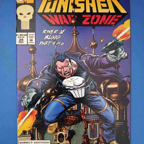 The Punisher War Zone 34 comic book used, English