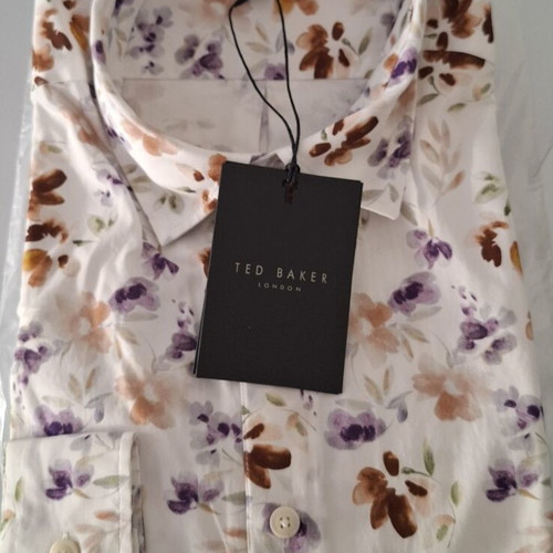 Ted Baker London Slim Fit Floral Shirt size M new with tags