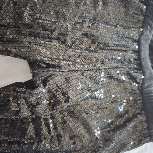 Chief children's leggings with sequins used, black, size XS