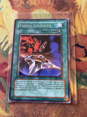 Yu-Gi-Oh! card Fuhma Shuriken 2004 used, rare