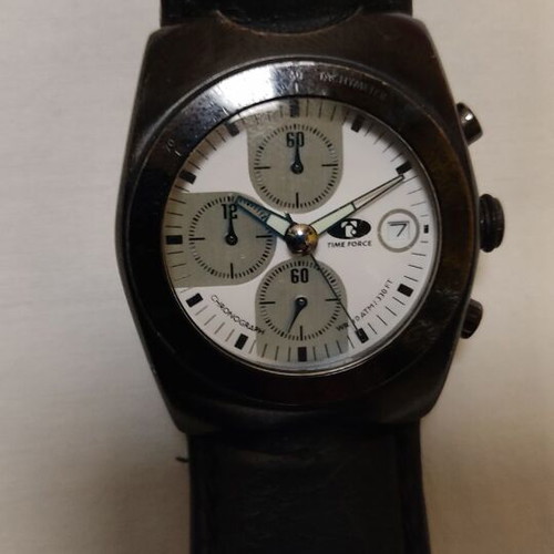 Time Force watch used, men's, black