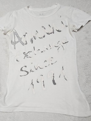 Armani Exchange women's top XS used, white