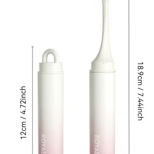Travel-friendly detachable toothbrush with plexiglass case