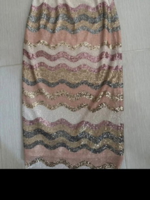 Le Vertige skirt with sequins like new, multicolor, size S