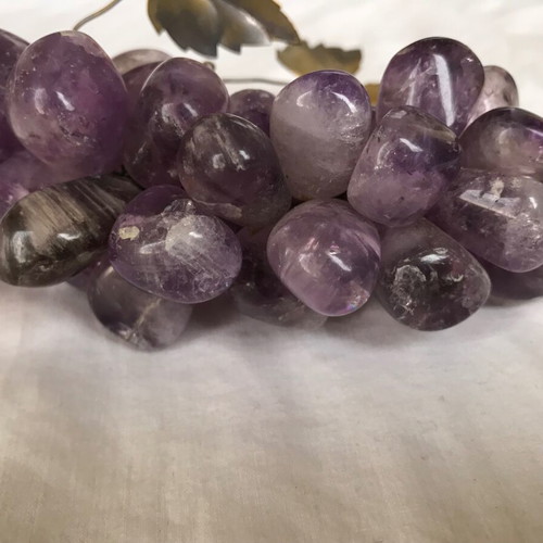 Decorative amethyst grape cluster used antique